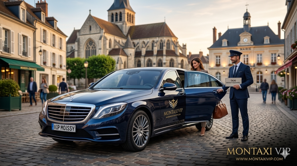 Taxi Moissy-Cramayel 77550 — berline premium MonTaxiVIP