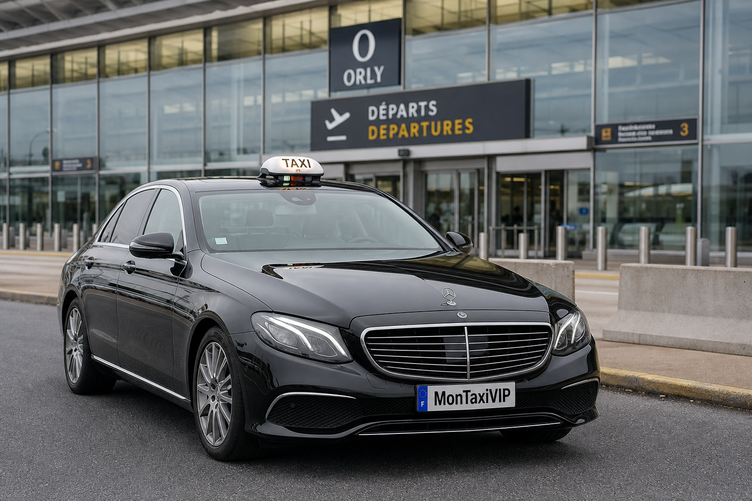 Transfert aéroport Orly CDG depuis Brie-Comte-Robert MonTaxiVIP