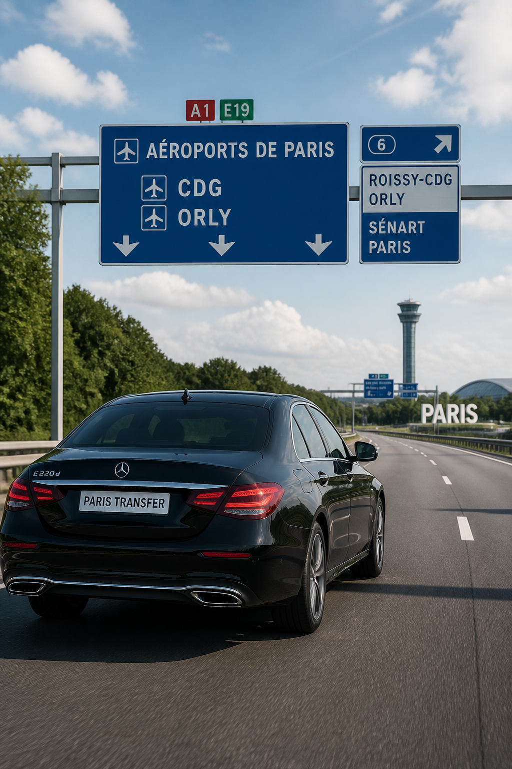 Transfert aéroport Orly CDG depuis Héricy MonTaxiVIP