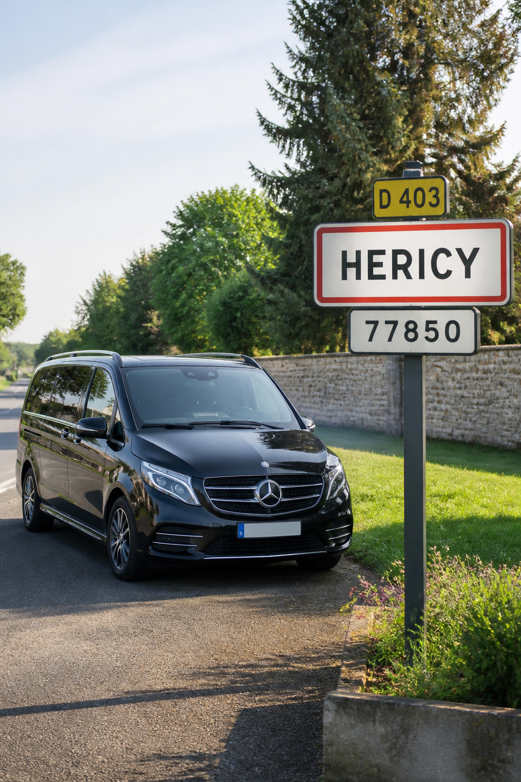 Taxi Héricy mini-van MonTaxiVIP panneau 77850
