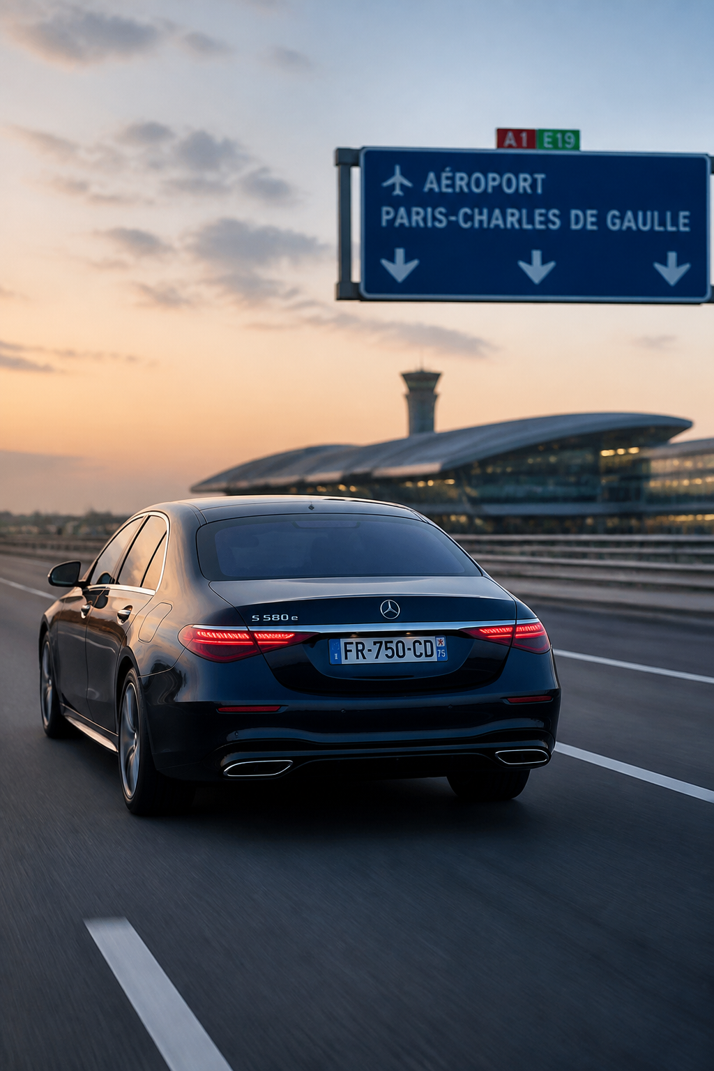 Transfert aéroport Orly CDG depuis Saint-Germain-Laxis MonTaxiVIP