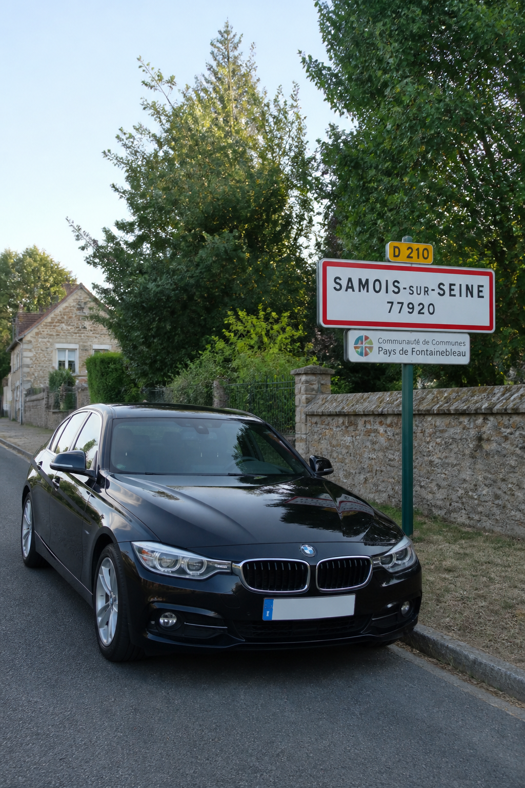Taxi Samois-sur-Seine berline premium MonTaxiVIP panneau 77920