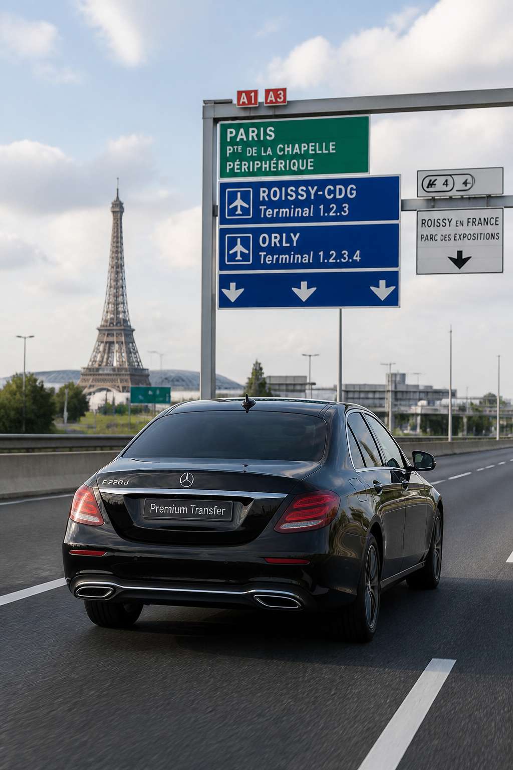 Transfert aéroport Orly CDG depuis Samois-sur-Seine MonTaxiVIP
