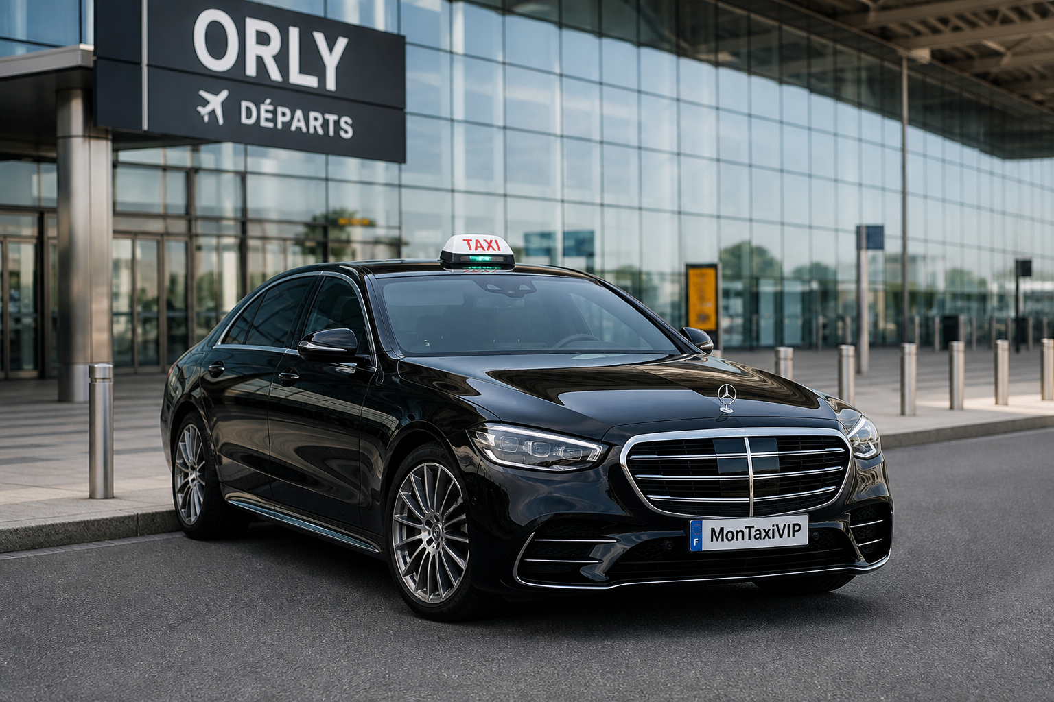 Transfert aéroport Orly CDG depuis Vaux-le-Pénil MonTaxiVIP