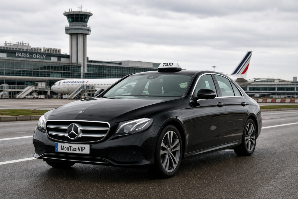 Transfert aéroport Orly CDG depuis Vert-Saint-Denis MonTaxiVIP