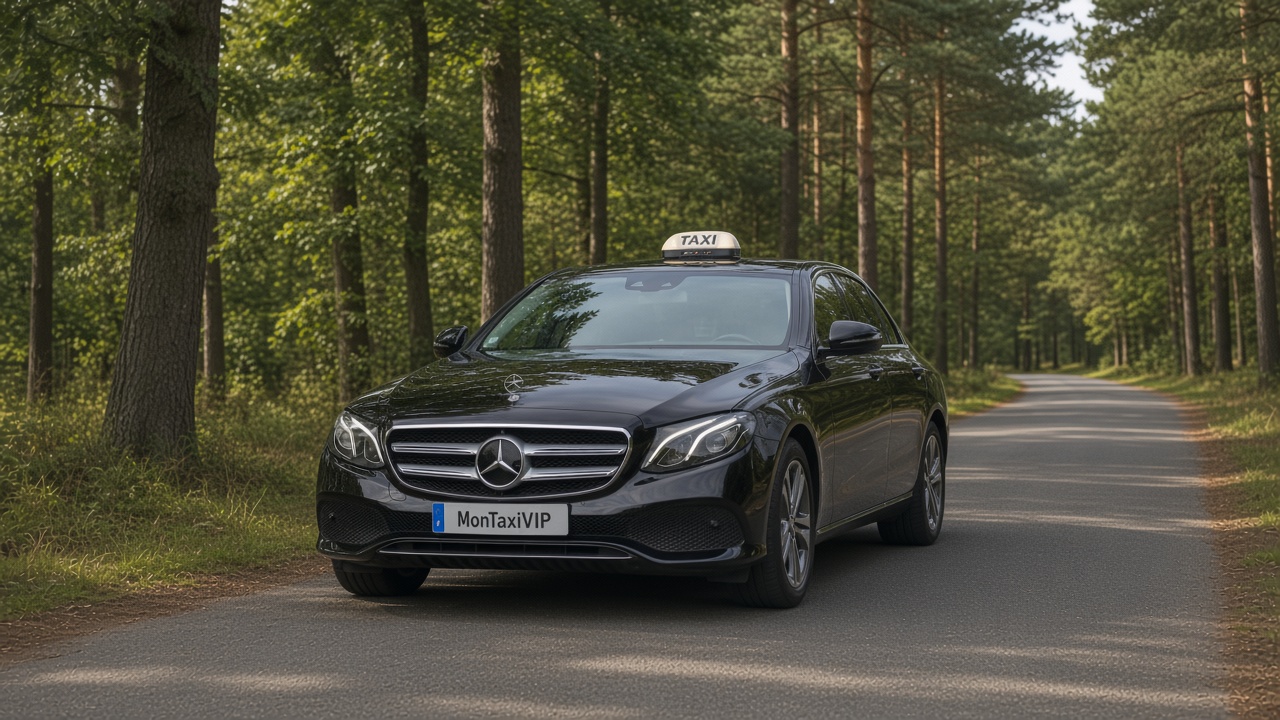 Trajet taxi Achères-la-Forêt MonTaxiVIP 77760