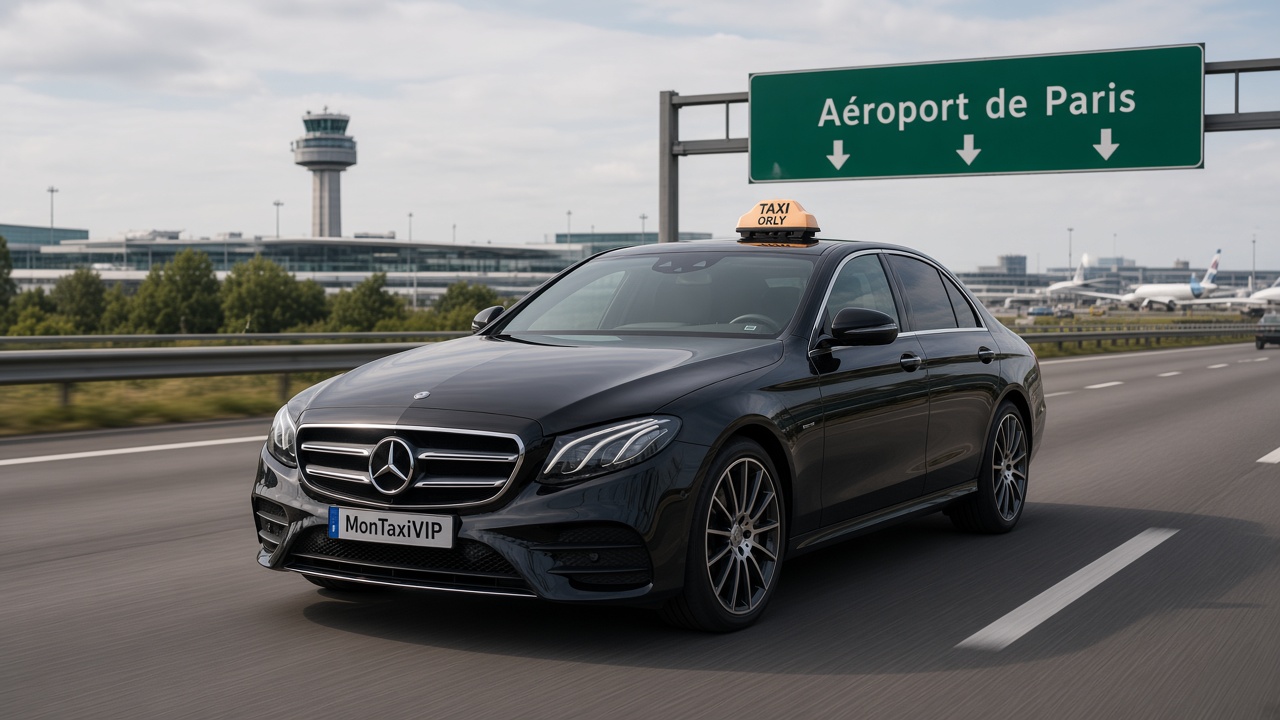 Transfert aéroport Orly CDG depuis Le Vaudoué MonTaxiVIP