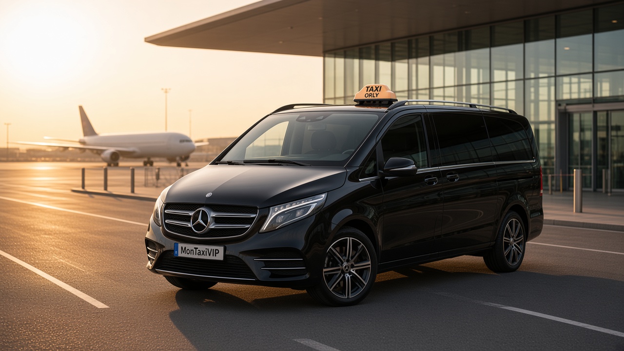 Transfert aéroport Orly CDG depuis Montcourt-Fromonville MonTaxiVIP