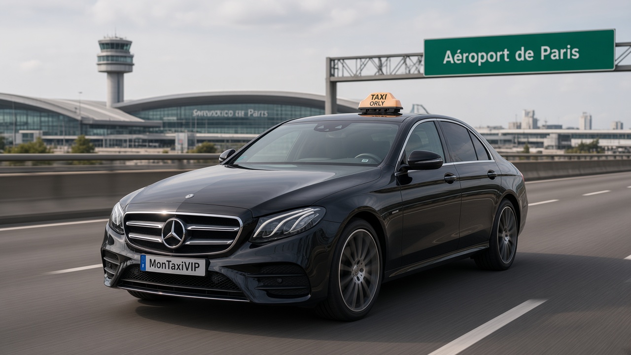 Transfert aéroport Orly CDG depuis Perthes MonTaxiVIP